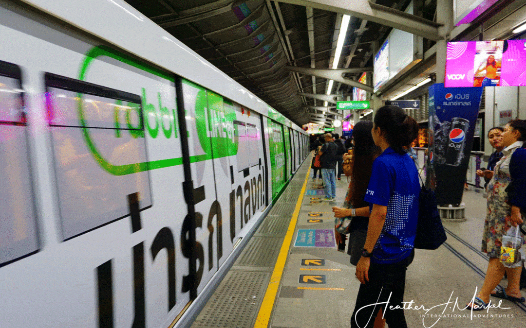 BTS subway in Bangkok Thailand