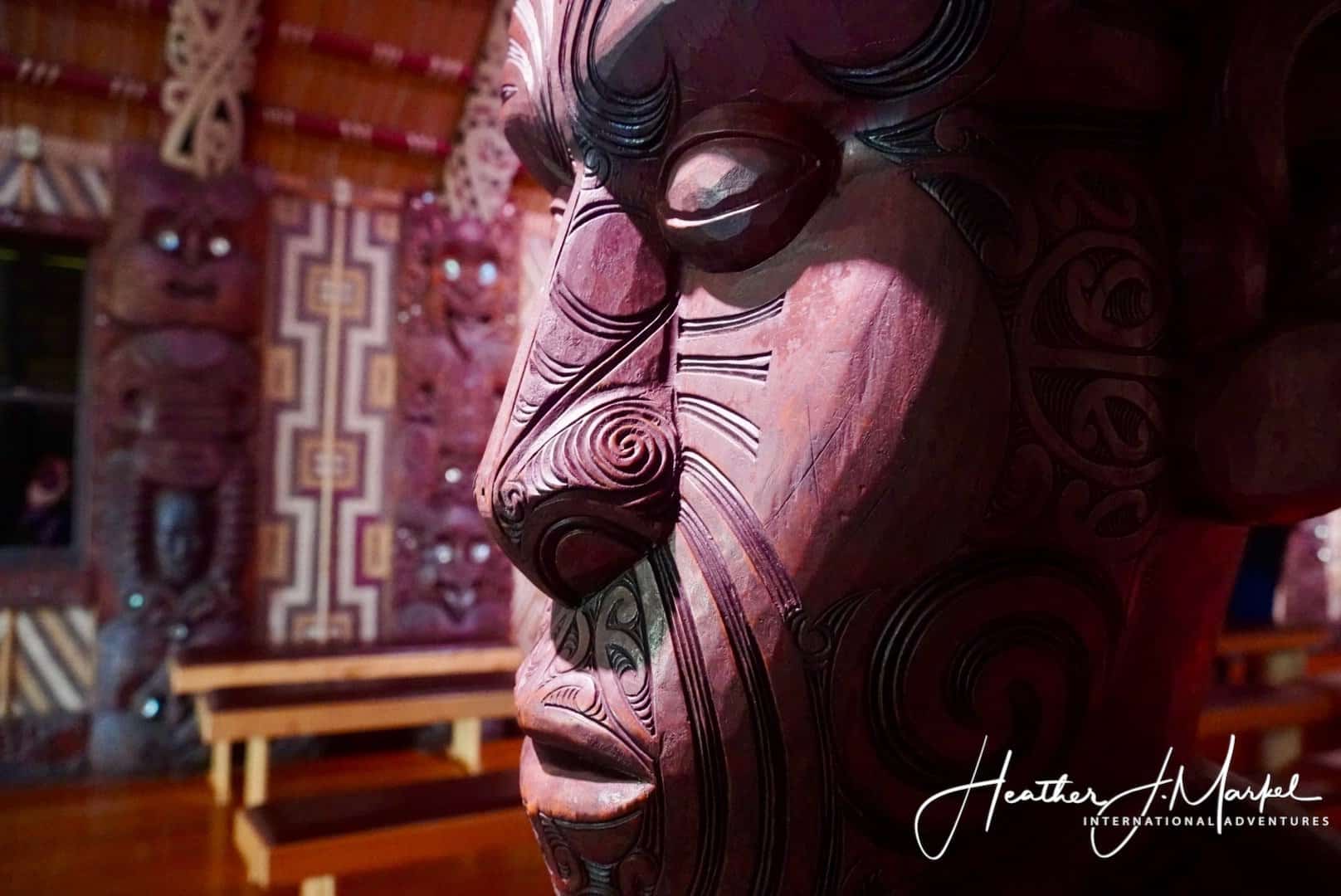 Maori statue
