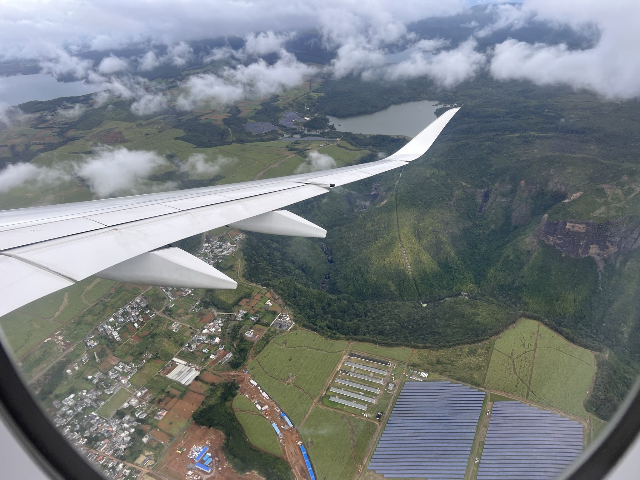 landing in Mauritius