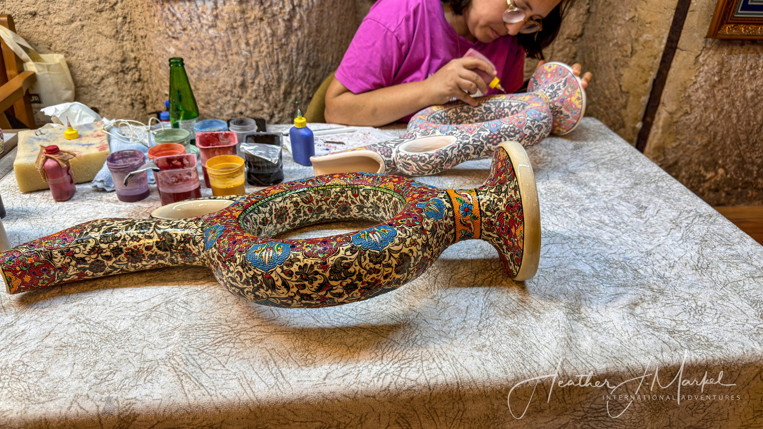 hand painted ceramics Cappadocia