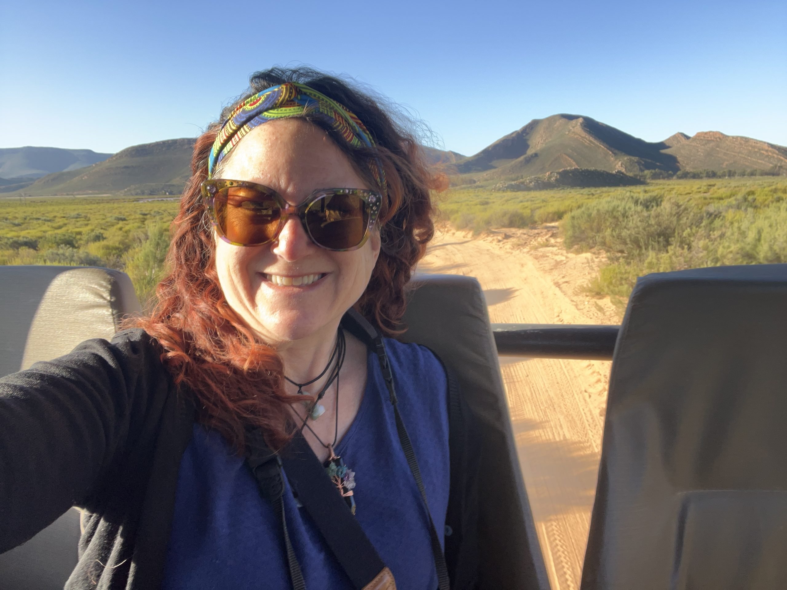 on safari at Aquila