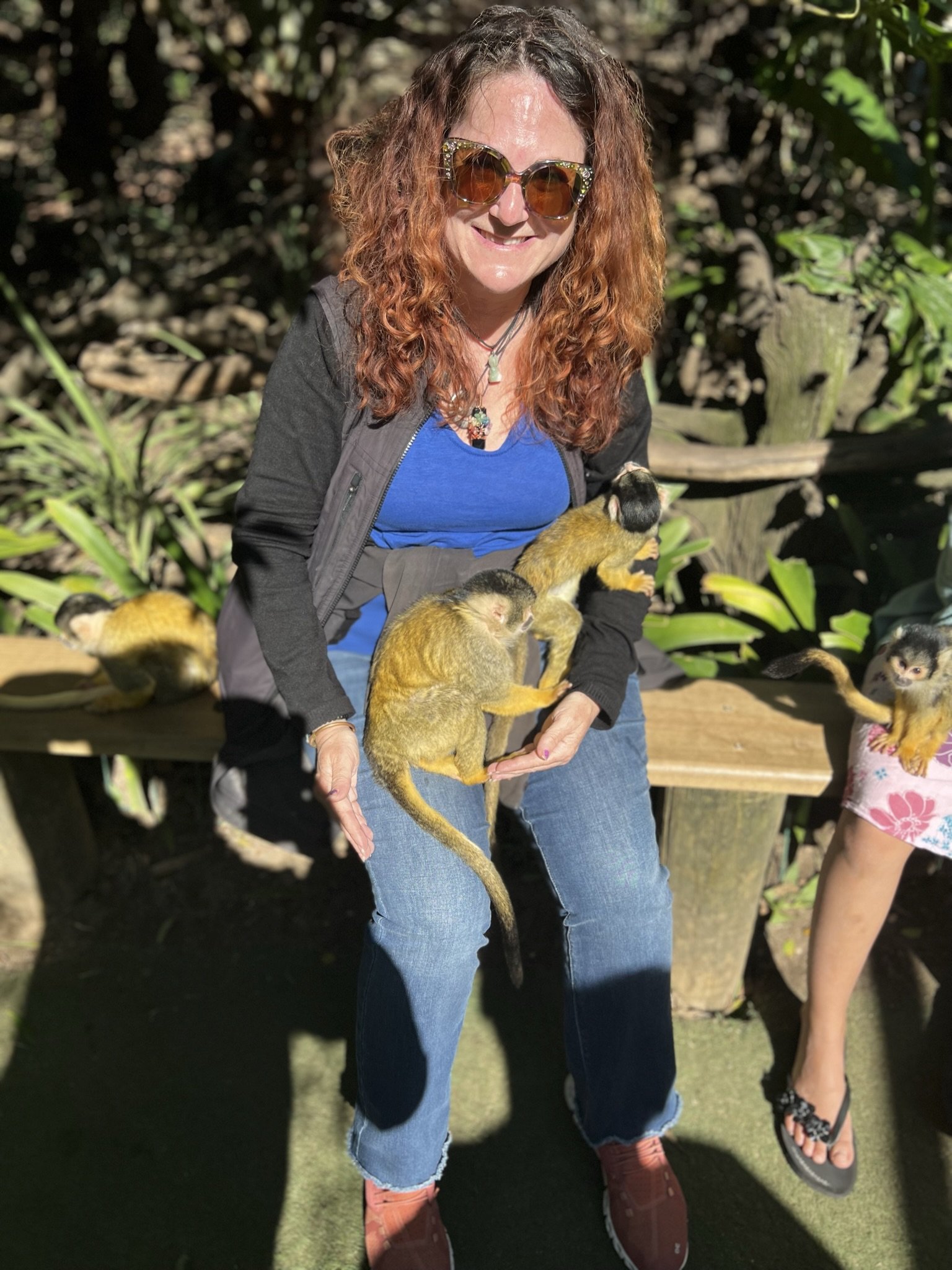 me with monkeys