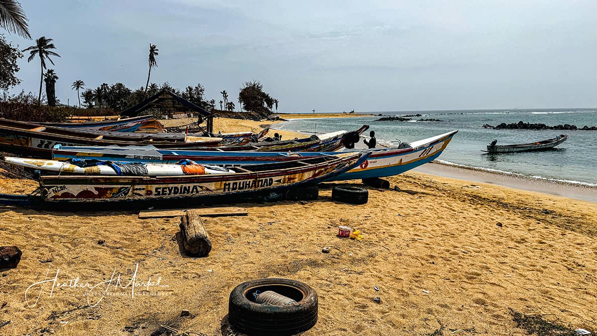 Almadies behind the market in Dakar