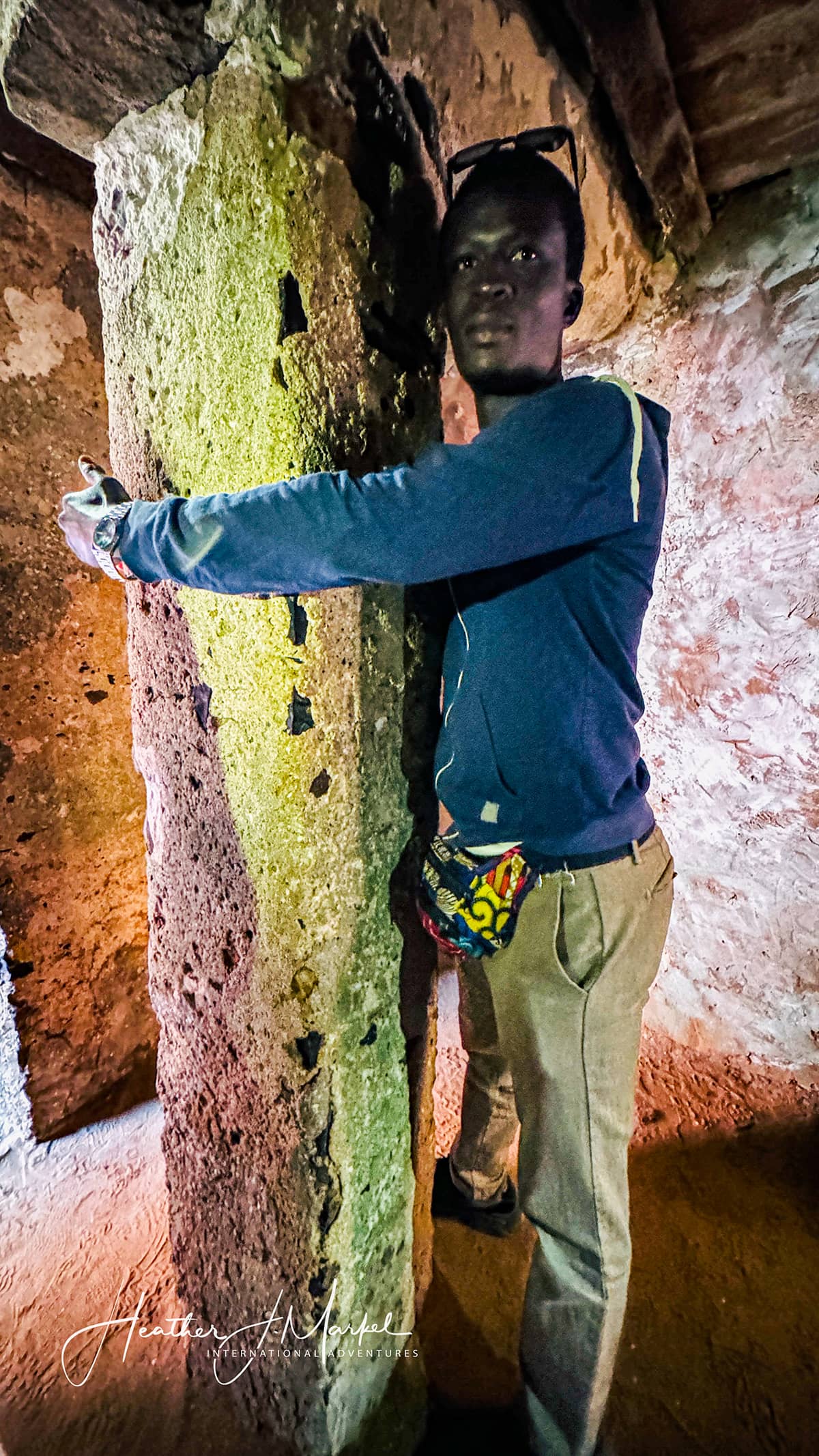Cherif shows us how they were chained