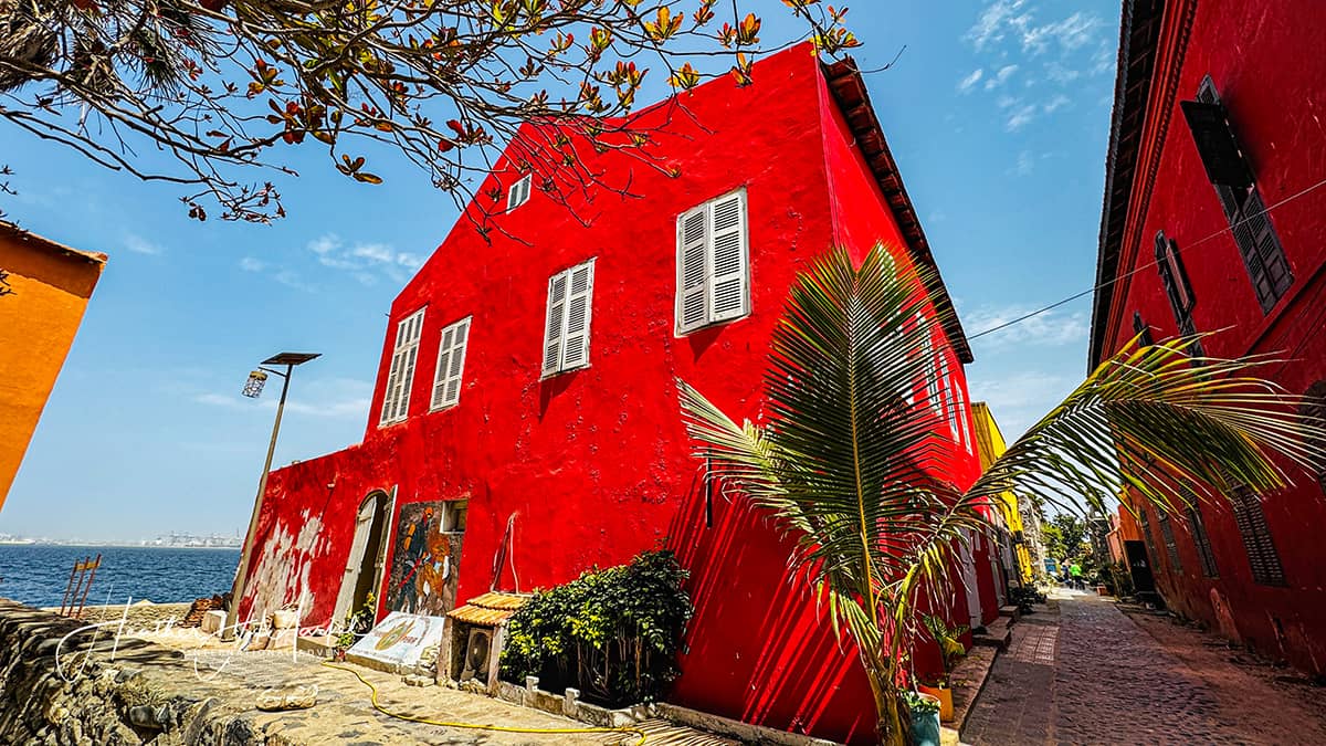 Fire house on Goree Island